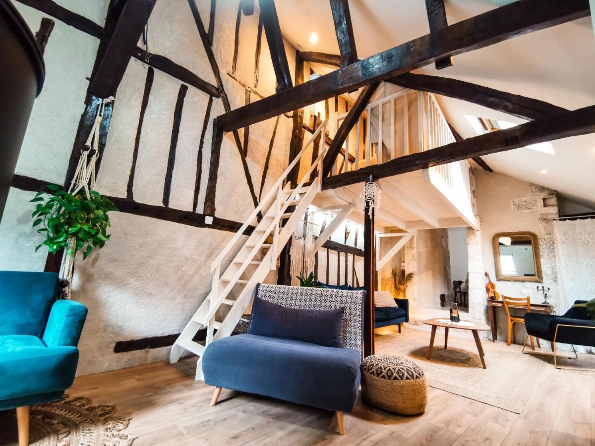 Apartament Loft Atypique Au Calme Avec Cour Privative Bourges Zewnętrze zdjęcie